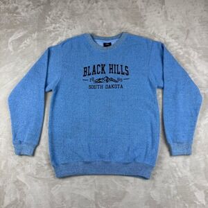 VTG Black Hills South Dakota Sweatshirt Adult M Isaacs Designs Pullover USA Made